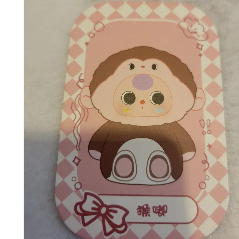 BABY THREE TV Buddy Monkey Phone Stand Plush Confirmed Blind Box Cureplaneta USA